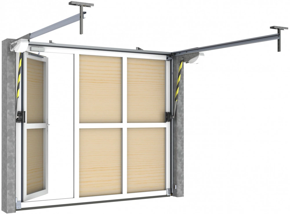 Detail technique de porte de garage Melodia