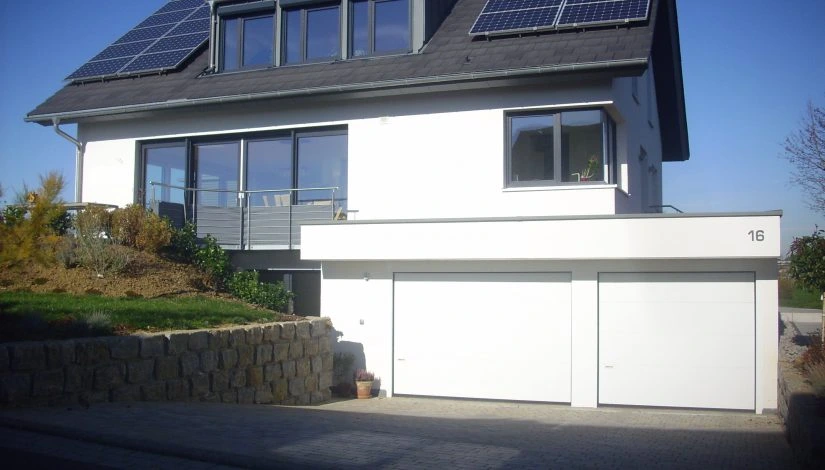 Porte de garage sectionnelle à Semur